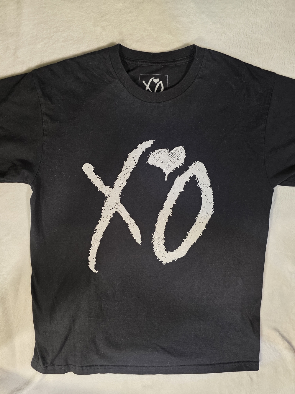 The Weeknd Logo Black Graphic Tee XO OFFICIAL